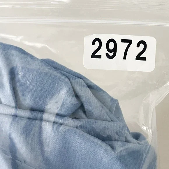 FootJoy Bent Tree Golf Club Shirt Men Blue Short Sleeve Elastic Waist Size Large - Picture 7 of 7